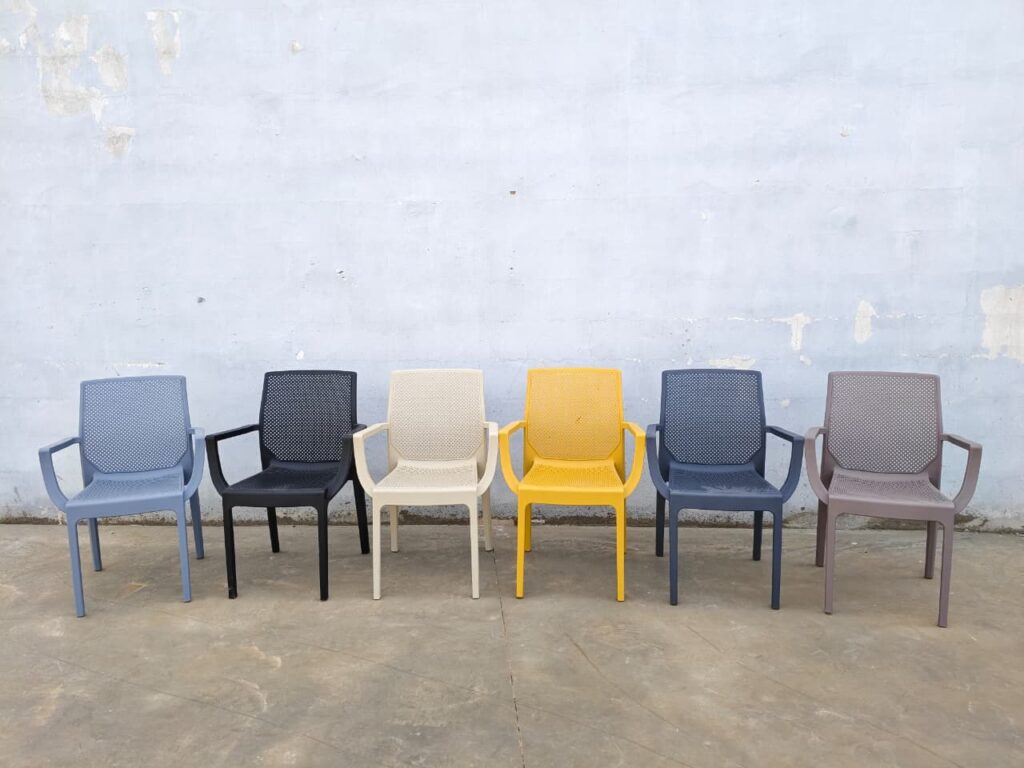 Chaise Miami avec accoudoir